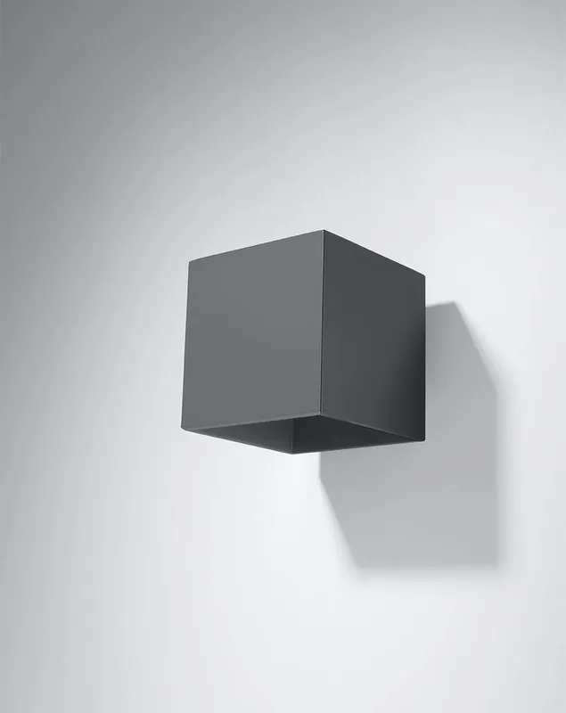 Niska cena Kinkiet Quad 1 antracyt