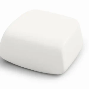 Premium Pufa Sugar biała PRL - Lyxo Design