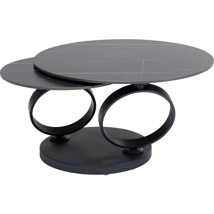 Stolik kawowy Beverly black 133x80 cm Oferta limitowana