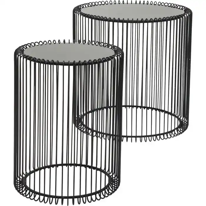 Stoliki kawowe Wire Black śr. 44 cm Kup teraz