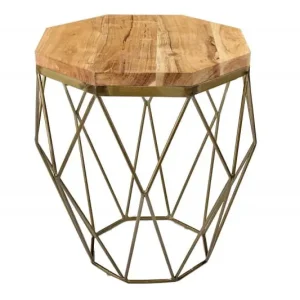 Taniej Stolik kawowy Diamond 50 cm Mango - Invicta