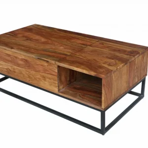 Oferta limitowana Stolik kawowy Santar Function 110 cm sheesham Invicta