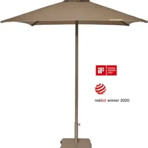 Hit sprzedaży Parasol ogrodowy Eolo Pureti taupe 2 x 2 m - Ezpeleta