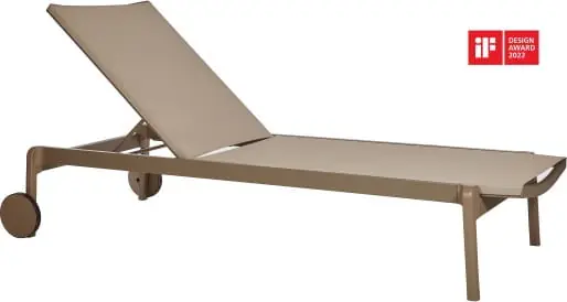 Oferta czasowa Leżak Lago taupe - Ezpeleta