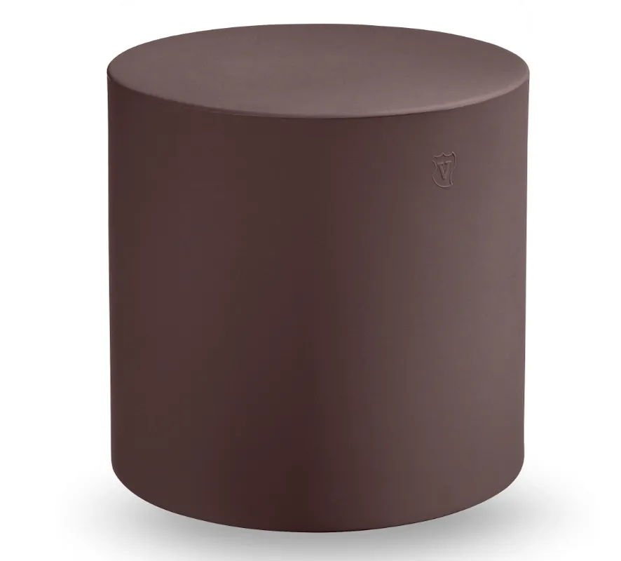 Oferta limitowana Pufa Cylinder jasnobrązowa TPZ - Lyxo Design