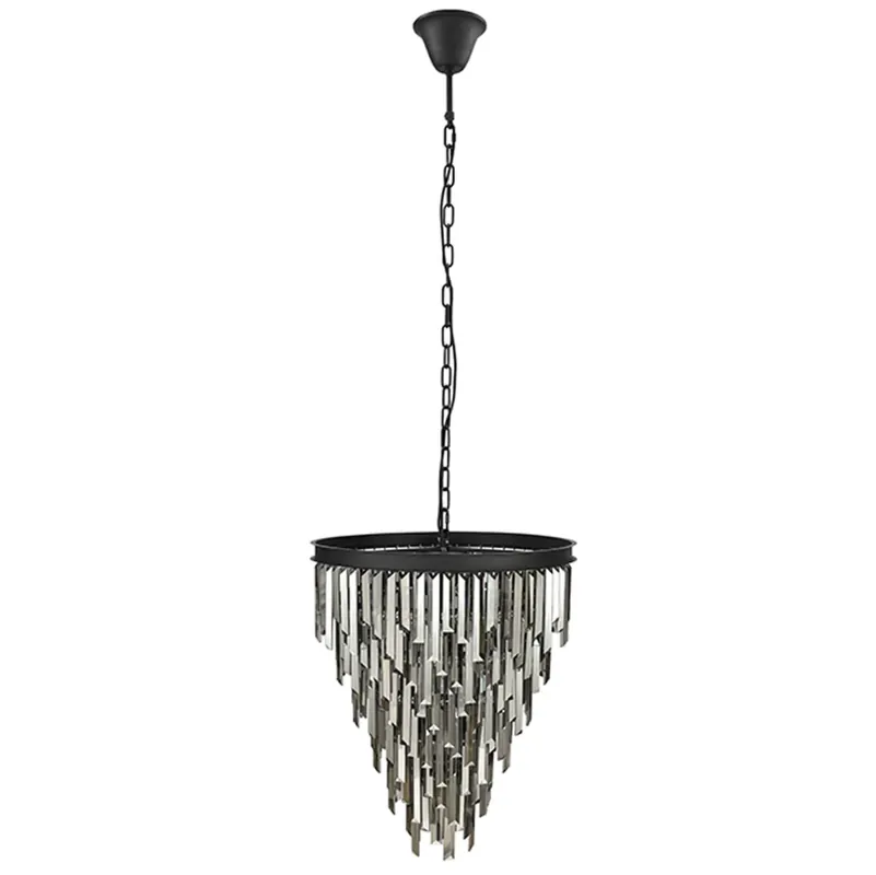 Ostatnie sztuki Lampa wisząca Crystal Iron Black - Invicta
