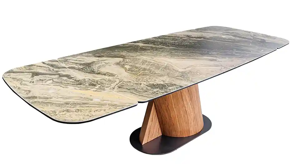 Niska cena Stół rozkładany Elements Beige 180-260cm - Invicta