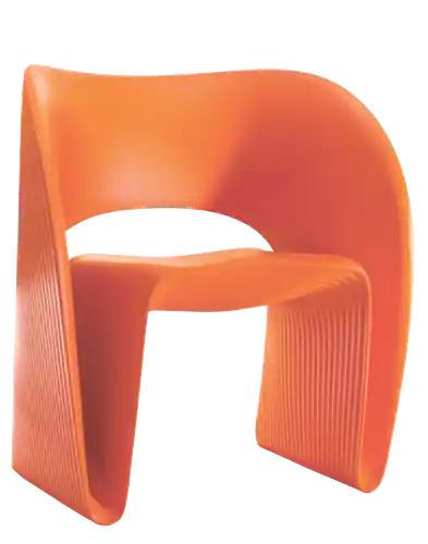 Oferta limitowana Fotel Raviolo pomarańczowy - Magis
