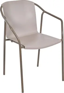 Cena promocyjna Krzesło Rod taupe/pearl - Ezpeleta