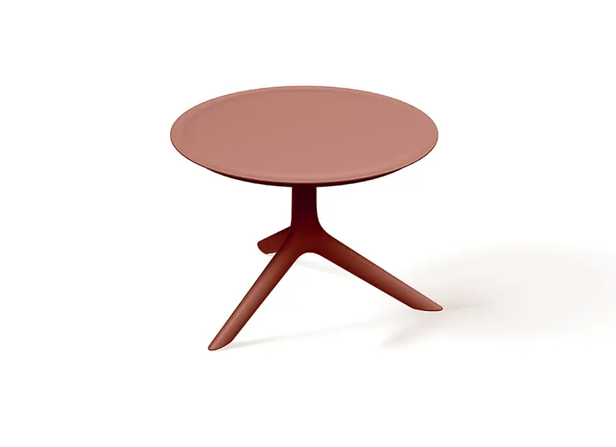 Taniej Stolik kawowy Rimo 59 cm ceglasty - Ferne