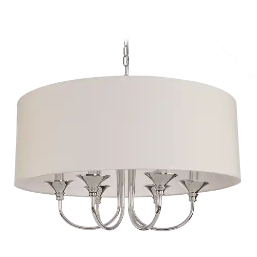 Rabat Lampa Sufitowa Wisząca Volare Libero Chrom, Biały 60x60x35cm