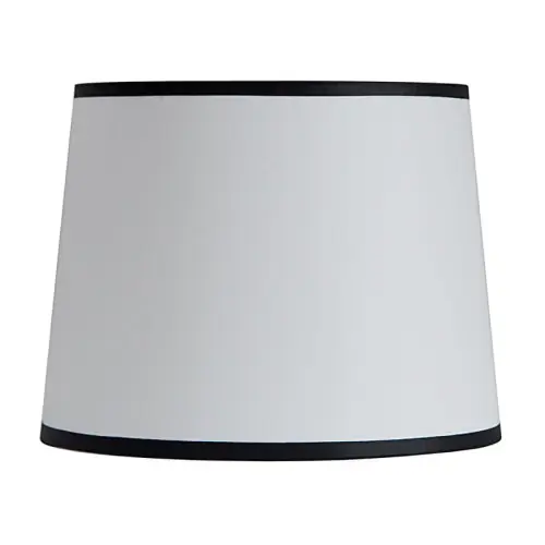 Abażur Chic Biało-Czarny 20x15x13cm Wyprzedaż