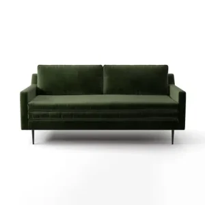 Hit cenowy Dwuosobowa Sofa Kelso w Stylu Skandynawskim 180x90x86cm - Opcje Wyboru TkaninyVelvet