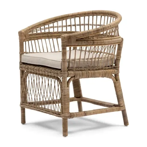 Oferta limitowana Rattanowe Krzesło do Jadalni Victoria Falls Riviera Maison 73x64x81cm