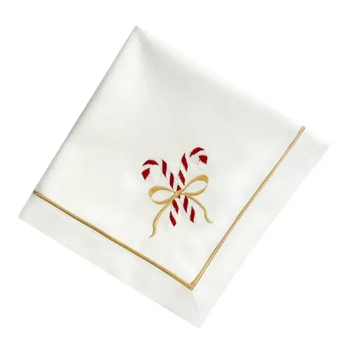 Personalizowana Serwetka z Haftem Motyw Świąteczny 40x40cmatramentowy granat Ostatnie sztuki