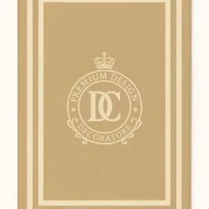 Łatwy zwrot Personalizowany Koc Beżowy z Kremową Ramką i Haftem Monogram 150x200cmlewydolny róg