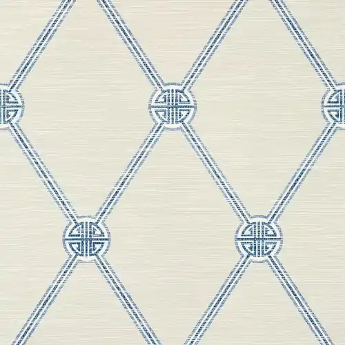 Darmowy zwrot Tapeta Thibaut Anna French TURNBERRY TRELLIS Beżowy
