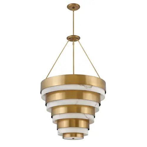 Lampa Sufitowa Parma L, Żyrandol Złota 112,9x69,2x195,7cm Sprawdź teraz