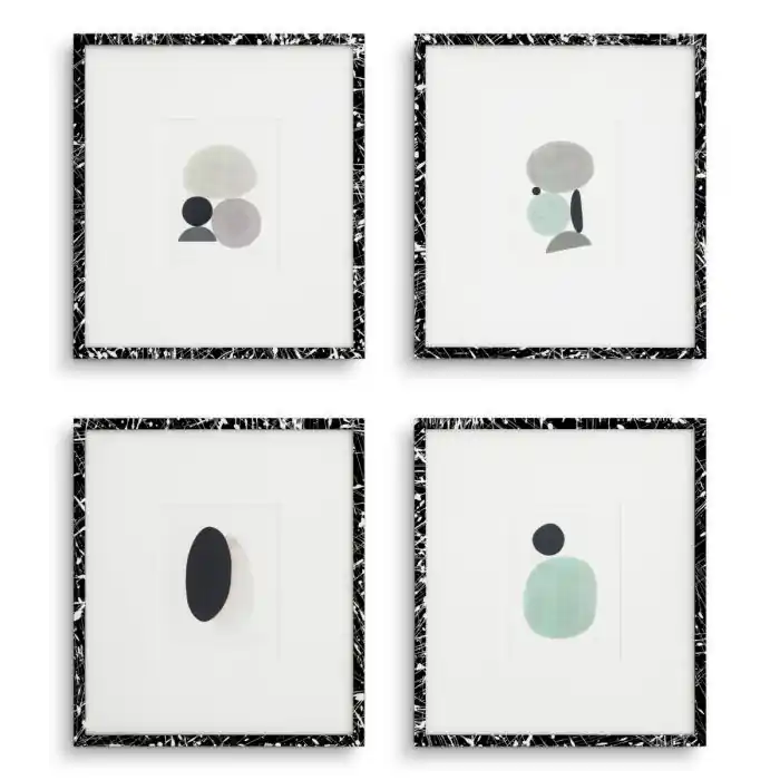 Dekoracja ścienna Prints Artworks by Valentina Ravagni set of 4 Eichholtz Hit sprzedaży