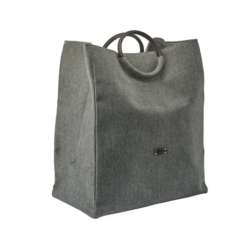 KOSZ NA PRANIE JADA SZARY - 50 x 30 x 60 CM - AQUANOVA Wyjątkowa oferta