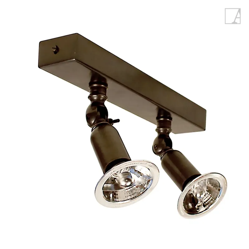 Ograniczona ilość Lampa kierunkowa Authentage Fiston o szerokości 120 cm
