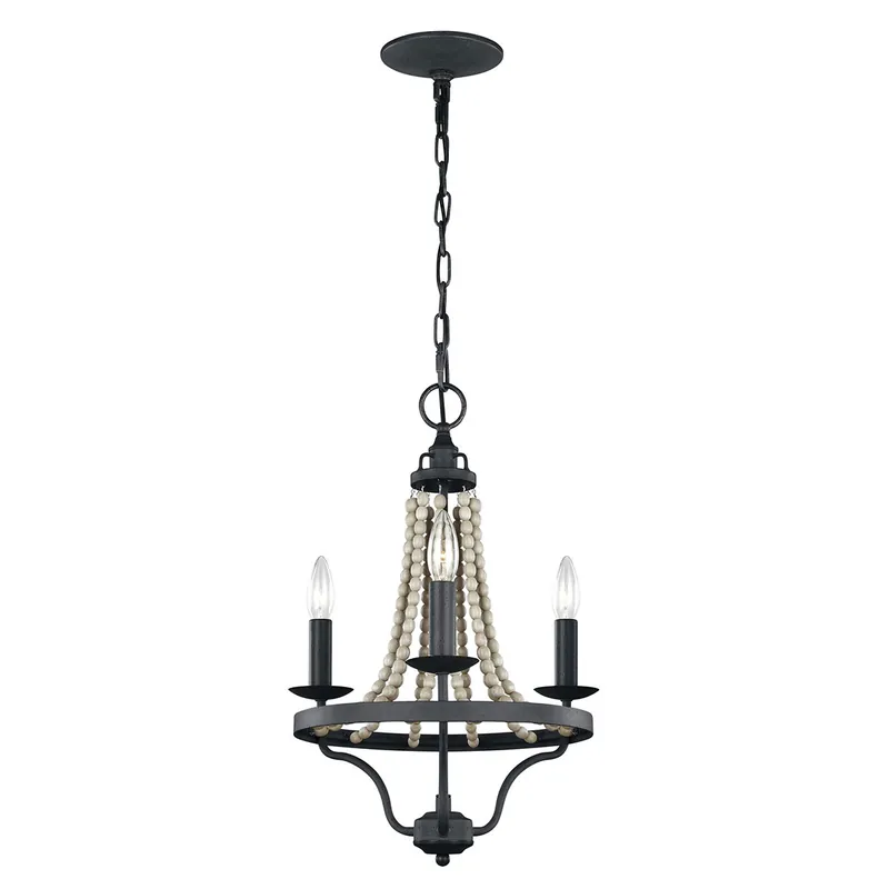 Żyrandol Nori - 3 źródła światła - Stary cynk Oferta