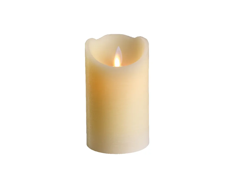 Świeca LED 12.5x7.5cm kremowa Tani