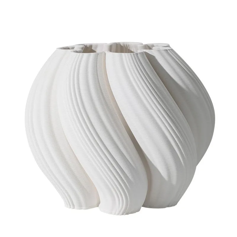 Najlepsza cena Wazon Retorta Pila 20x25,7cm 3d biały