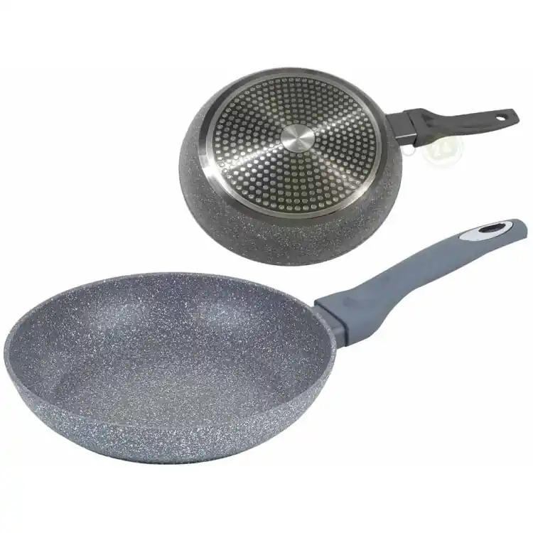 Patelnia Klausberg KB 7309 szara 24 cm INDUKCJA GRANITOWA Nowość