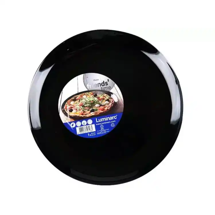 Nie przegap Talerz do pizzy Friends Luminarc 32 cm czarny