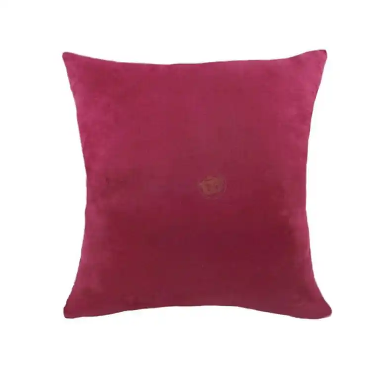 Poduszka dekoracyjna 40x40 velvet welurowa czerwona Hit sprzedaży