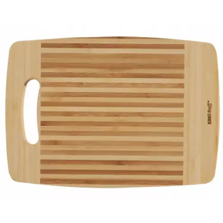 Deska do krojenia 27x19x1.8 cm prostkątna KingHoff KH 1137 drewniana kuchenna z uchwytem Oferta czasowa