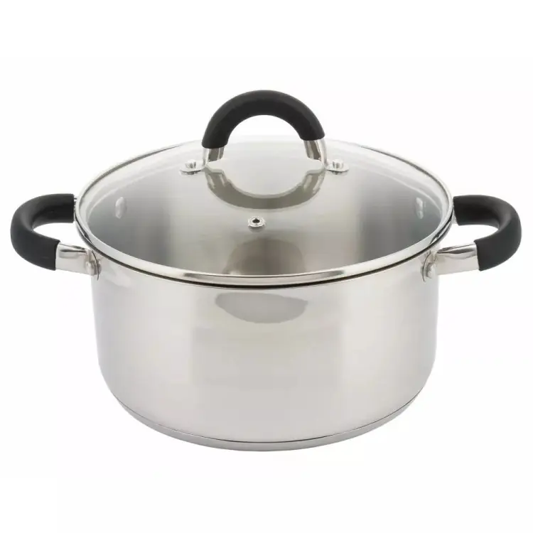 Oferta czasowa Garnek z pokrywką KingHoff KH 4345 4.0 L stalowy INDUKCJA