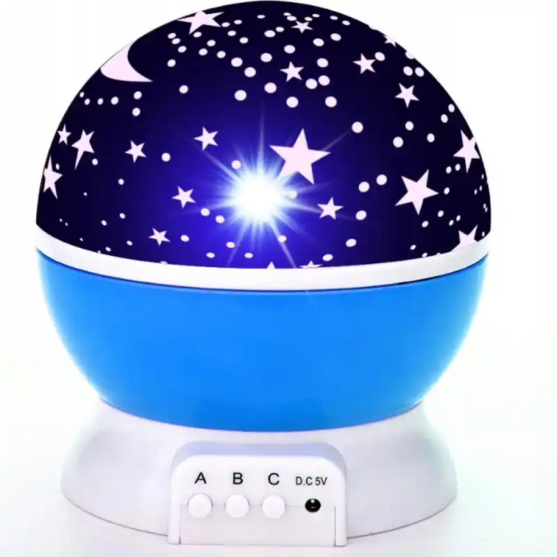 Tani Projektor gwiazd lampka nocna obrotowa dla dziecka KR 1053