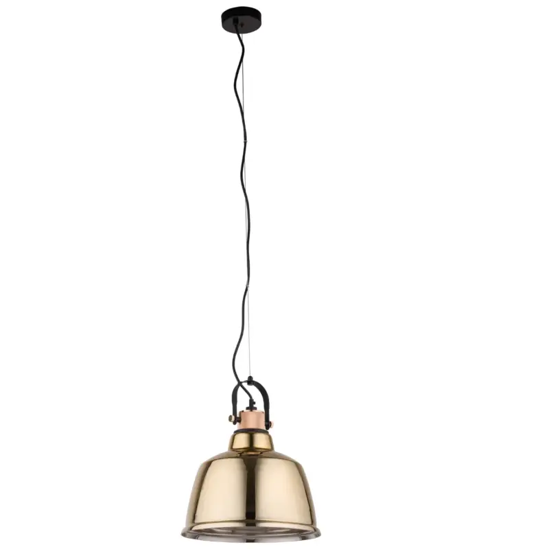 Darmowy zwrot Lampa wisząca Amalfi złota średnica 30 cm 8381