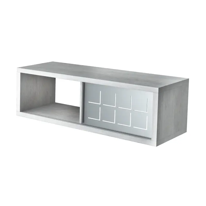 Bestseller Półka Lurdi włoska z metalowym frontem beton 20x65 cm