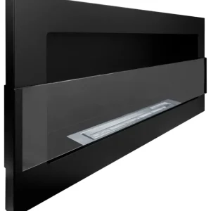 Biokominek Maltern 90x40 cm z szybą czarny strukturalny z certyfikatem TÜV Tylko do końca tygodnia