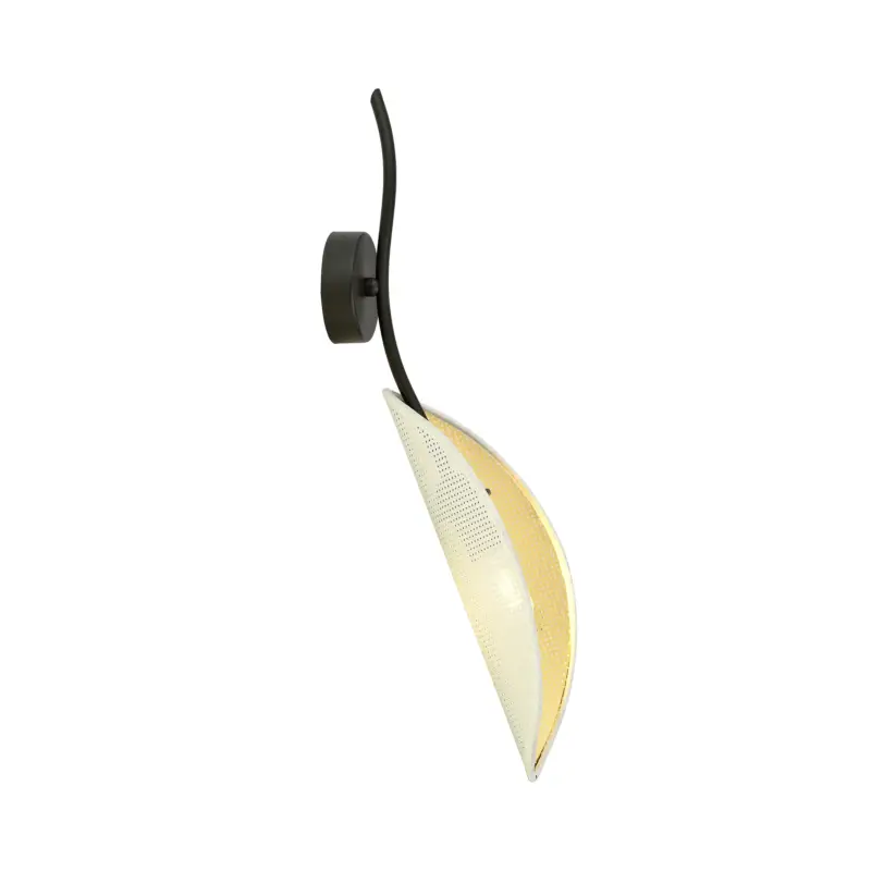 Oferta czasowa Lampa ścienna Farang biało-złota