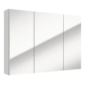 Cena promocyjna Szafka łazienkowa wisząca Stouq 85x60x15 cm z lustrem biała