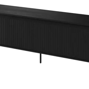 Zniżka Szafka RTV Trend 167 cm z LED Czarna