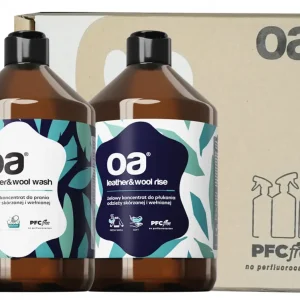 Hit cenowy Zestaw do prania i płukania odzieży wełnianej i skórzanej OA Leather & Wool