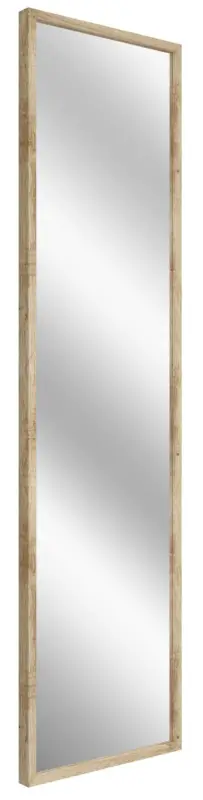 Kup online Lustro ścienne Criengly 122x32 cm jasne drewno