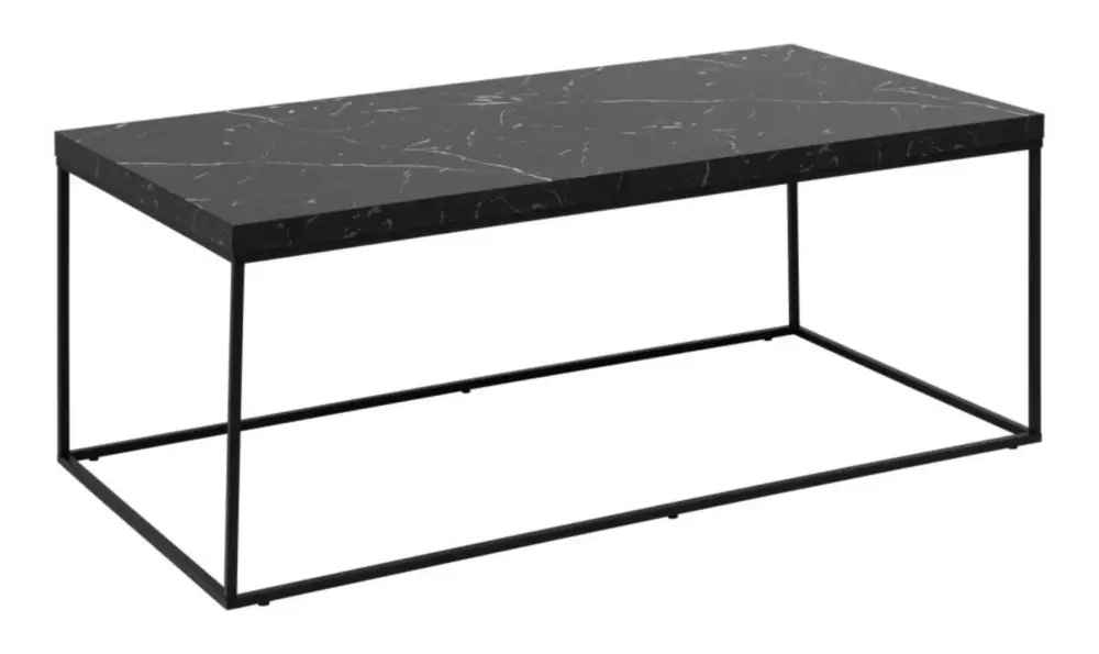 Bestseller Stolik kawowy Pillys 110x55 cm cm czarny marmur