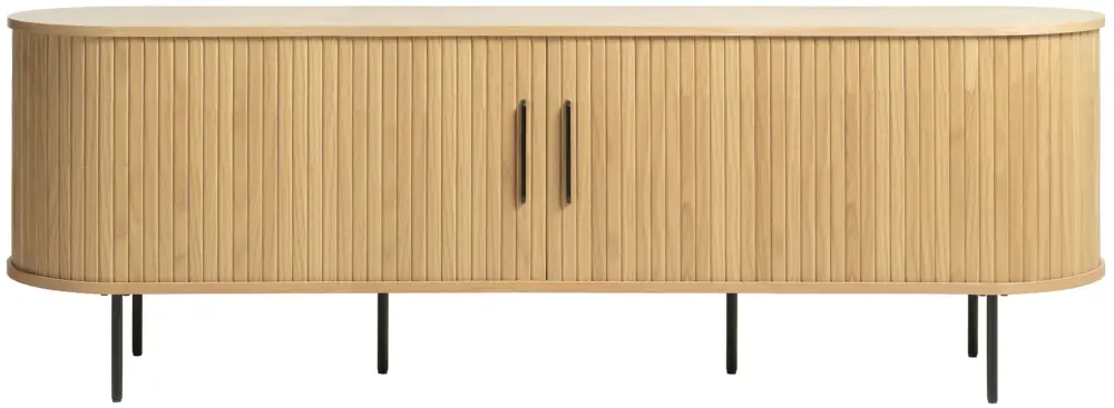 Szafka RTV Gativel 180 cm lamele dąb naturalny Sprawdź teraz