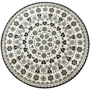 Dodaj do koszyka Dywanik łazienkowy Cedonnia ⌀100 cm wielokolorowy