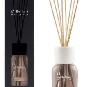 Obniżka ceny Pałeczki zapachowe Millefiori Milano Silk & Rice Powder 250 ml