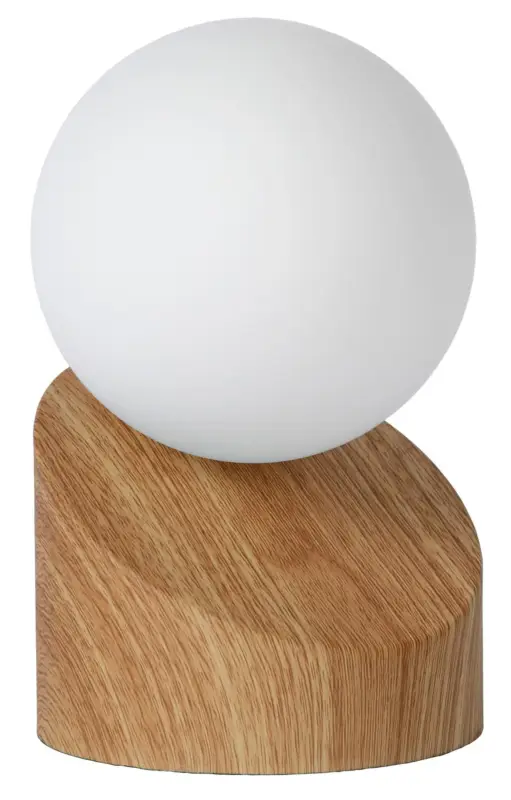 Hit sprzedaży Lampa stołowa Len jasnobrązowa podstawa
