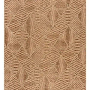 Dywan zewnętrzny Nora 160x230 cm brązowy Cena promocyjna