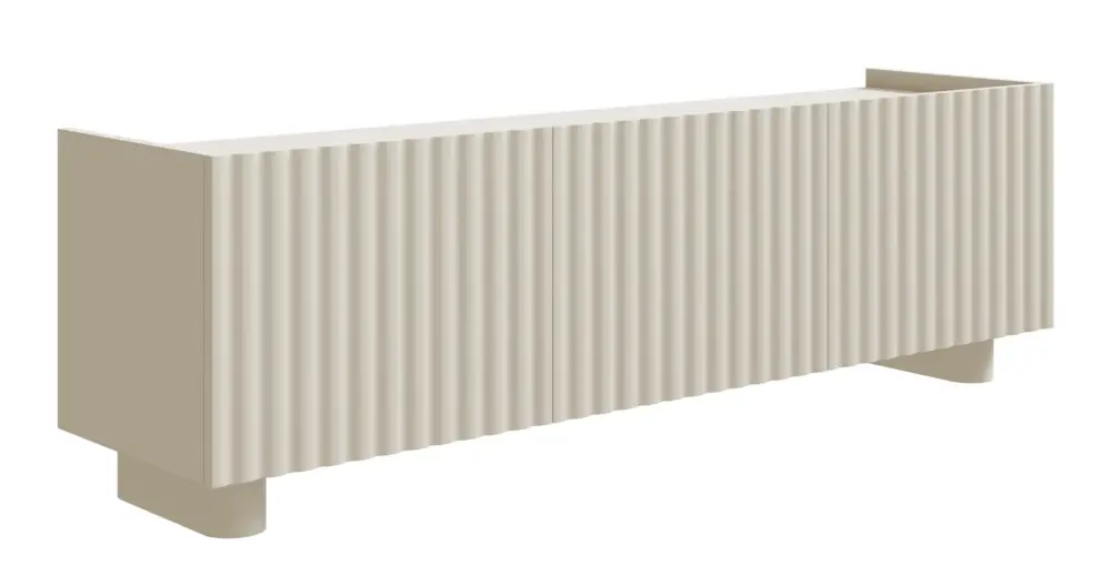 Szafka RTV trzydrzwiowa Fiorra 144 cm kaszmir Wyprzedaż