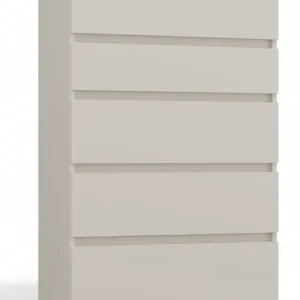 Komoda Malwa z pięcioma szufladami 70 cm kaszmir Kup online